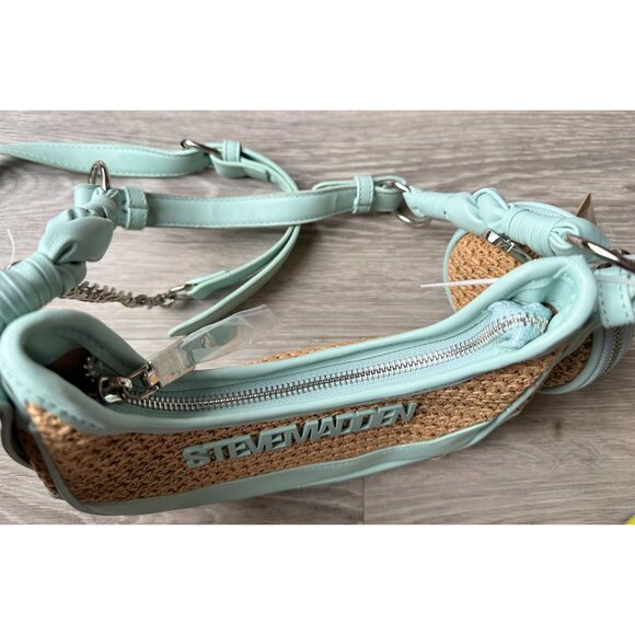 Steve Madden Bdaryll Crossbody / Shoulder bag - Frest Mint  with Round Tag Pouch - Picture 14 of 16